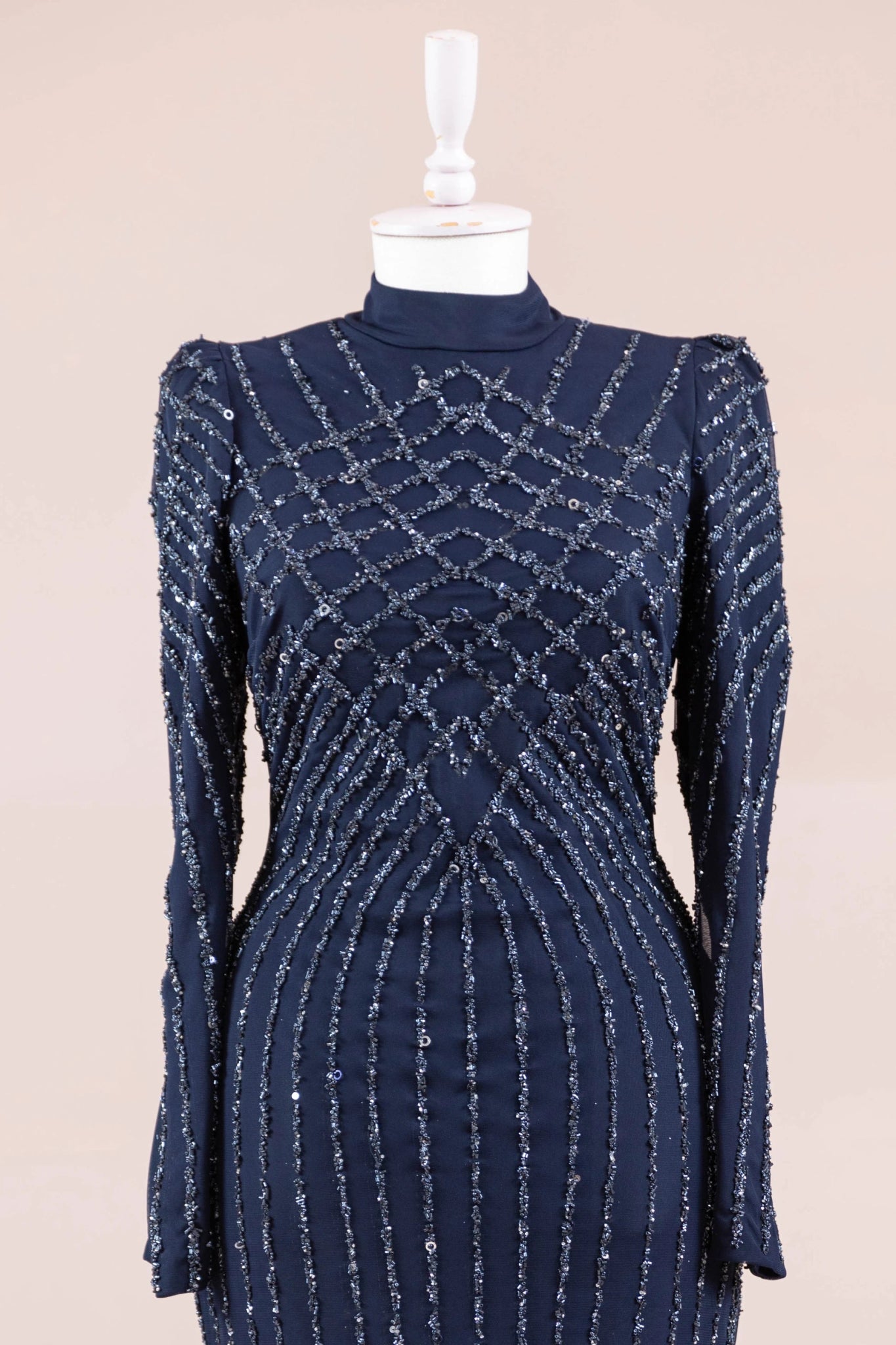 Niva Tesettür Abiye - FioraofDress - tesettur - abiye - LACİVERT - 38 - hijab - evening - dress