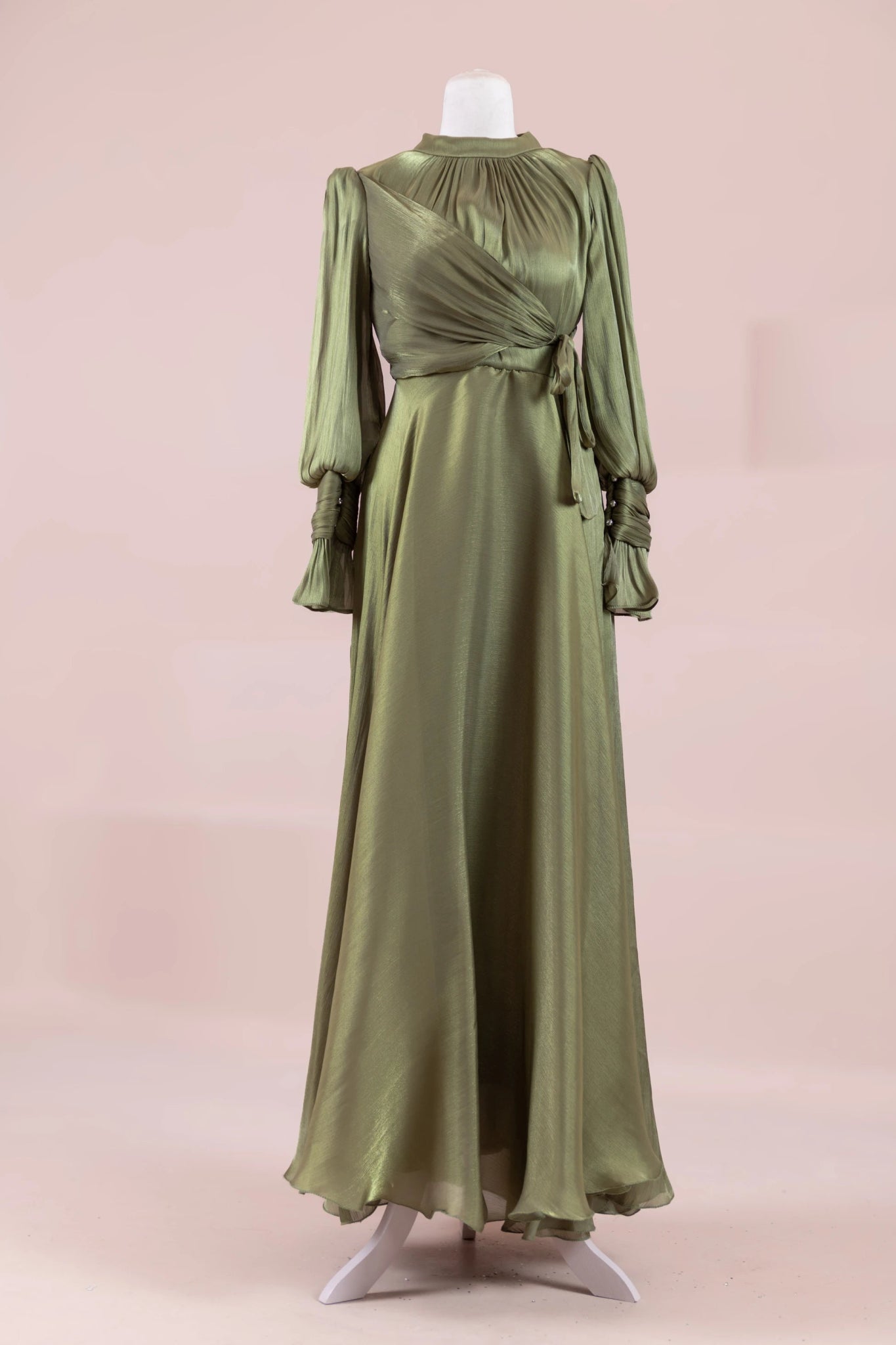 Orkide Tesettur Abiye - FioraofDress - tesettur - abiye - 38 - Çimen yeşili - hijab - evening - dress