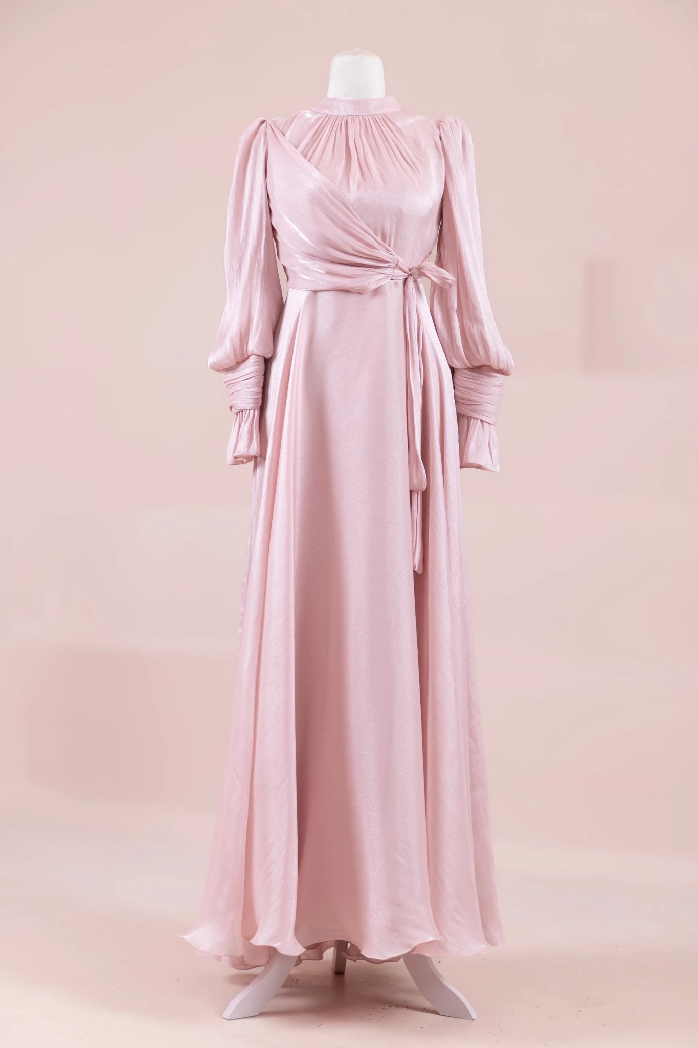 Orkide Tesettur Abiye - FioraofDress - tesettur - abiye - 38 - Pudra - hijab - evening - dress