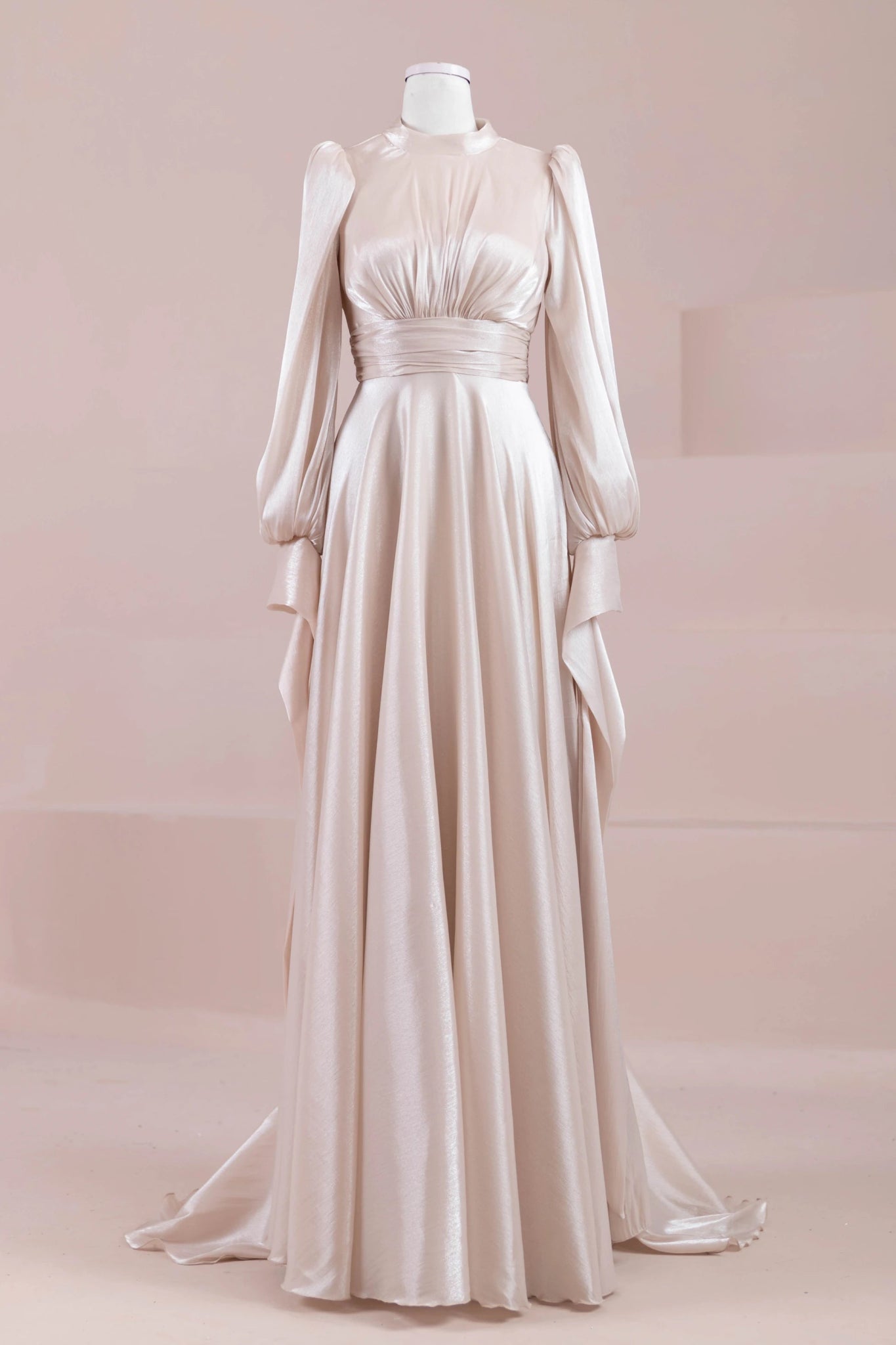 Pearl Tesettür Abiye - FioraofDress - tesettur - abiye - nude - 38 - hijab - evening - dress