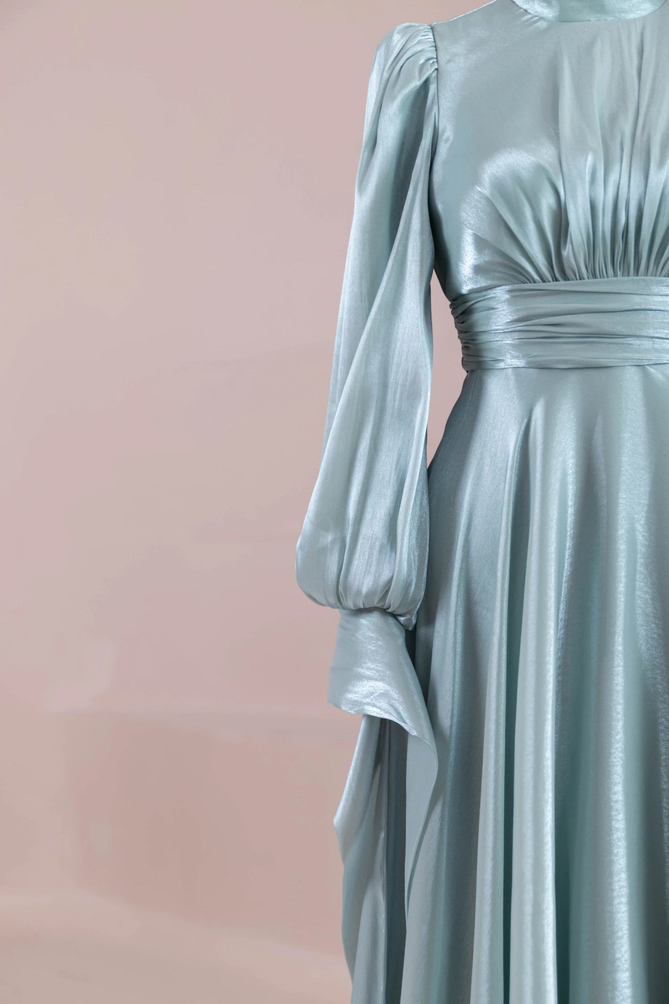 Pearl Tesettür Abiye - FioraofDress - tesettur - abiye - mint yeşili - 38 - hijab - evening - dress