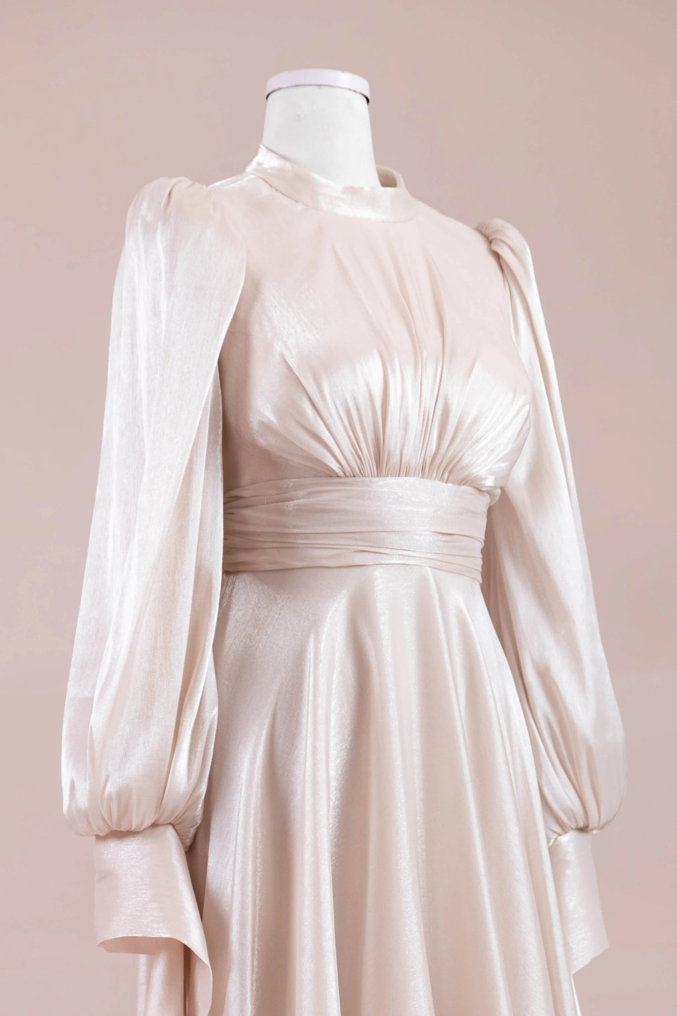 Pearl Tesettür Abiye - FioraofDress - tesettur - abiye - nude - 38 - hijab - evening - dress