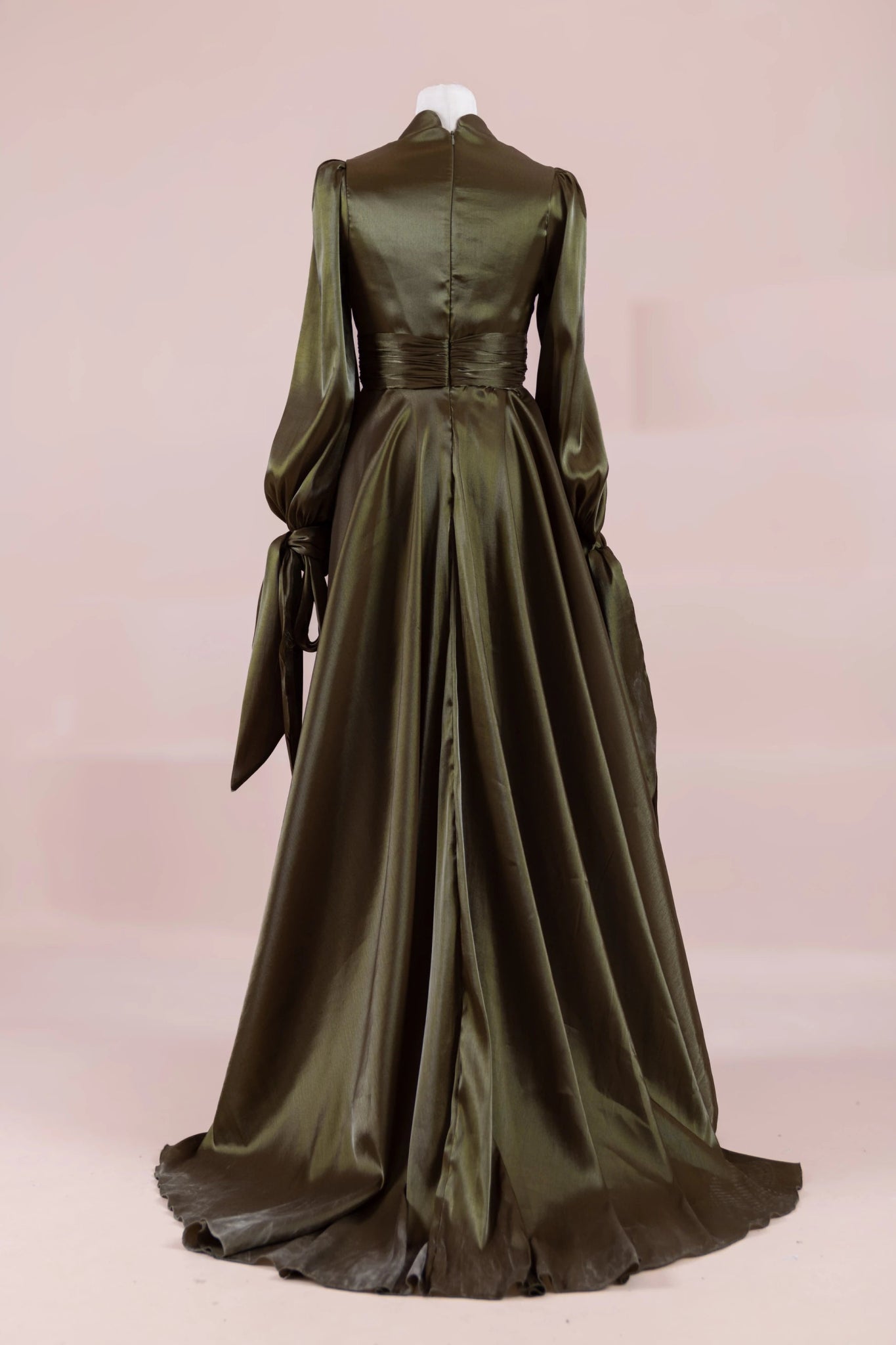 Pearl Tesettür Abiye - FioraofDress - tesettur - abiye - haki - 38 - hijab - evening - dress