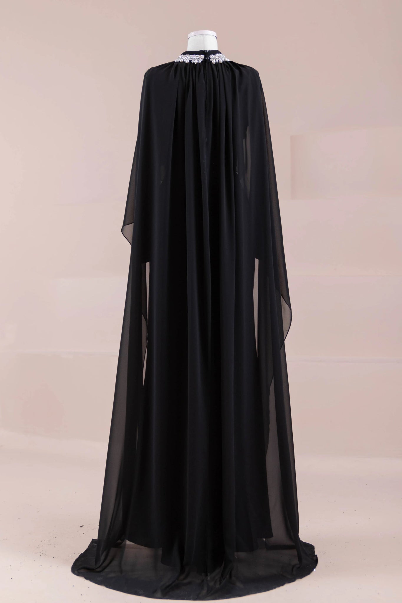 Peleris Tesettür Abiye - FioraofDress - tesettur - abiye - Siyahh - 38 - hijab - evening - dress