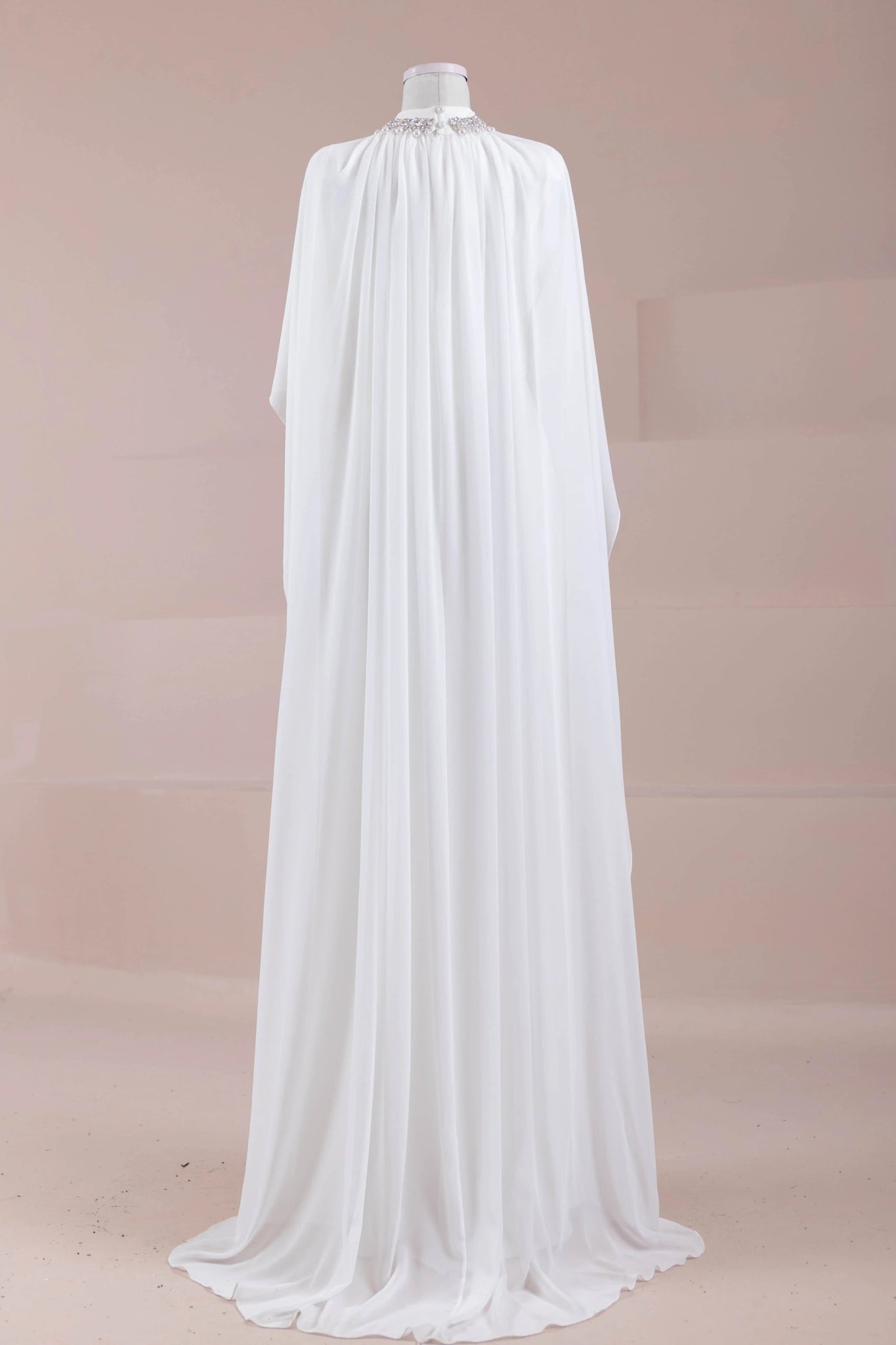 Peleris Tesettür Abiye - FioraofDress - tesettur - abiye - Beyaz - 38 - hijab - evening - dress