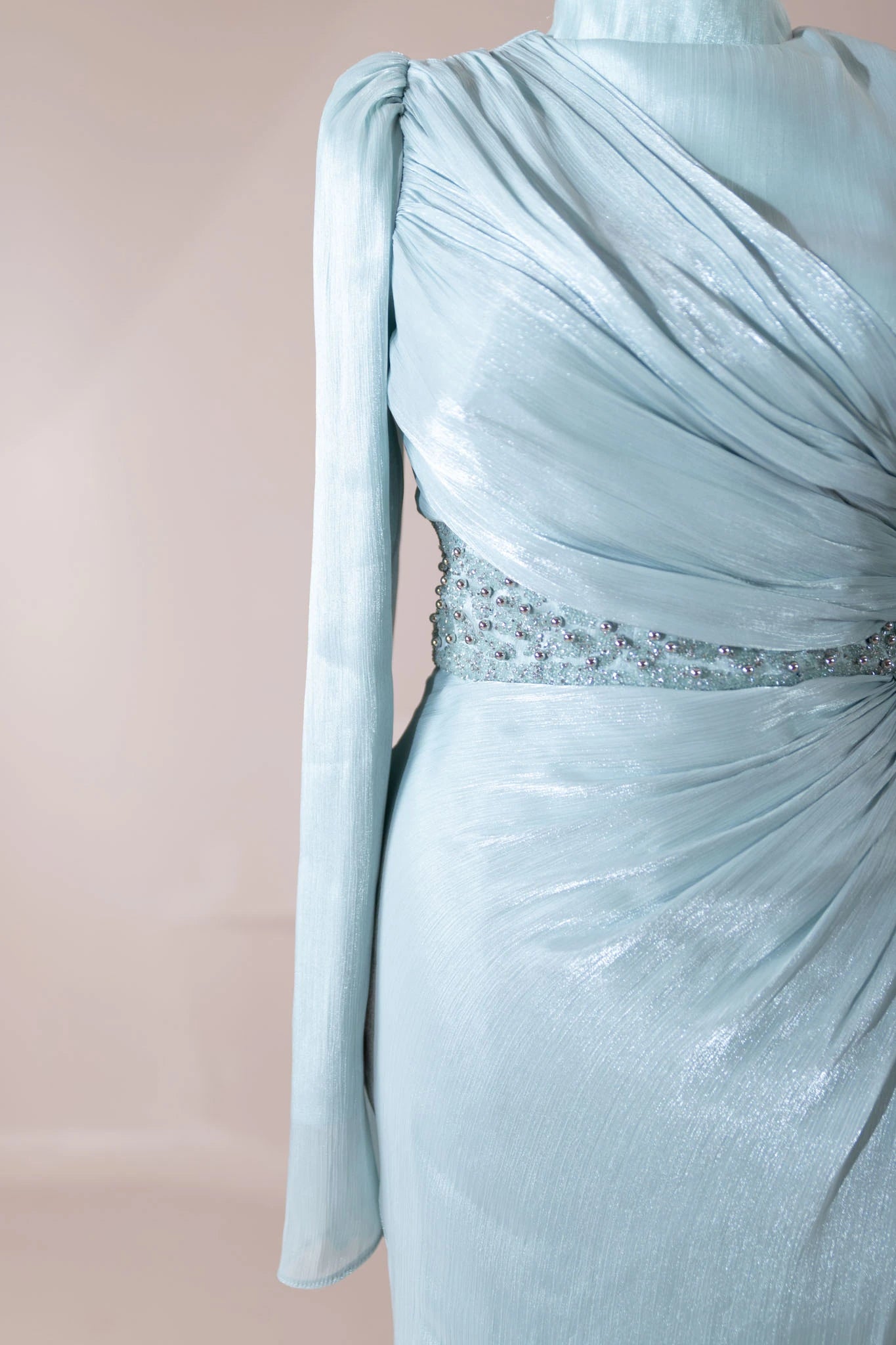 Perla Tesettür Abiye - FioraofDress - tesettur - abiye - mint - 38 - hijab - evening - dress