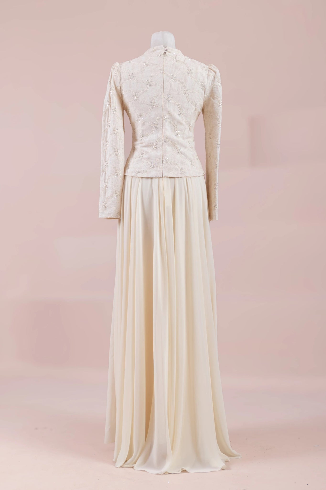 Ponte Tesettür Abiye - FioraofDress - tesettur - abiye - Ekru - 38 - hijab - evening - dress