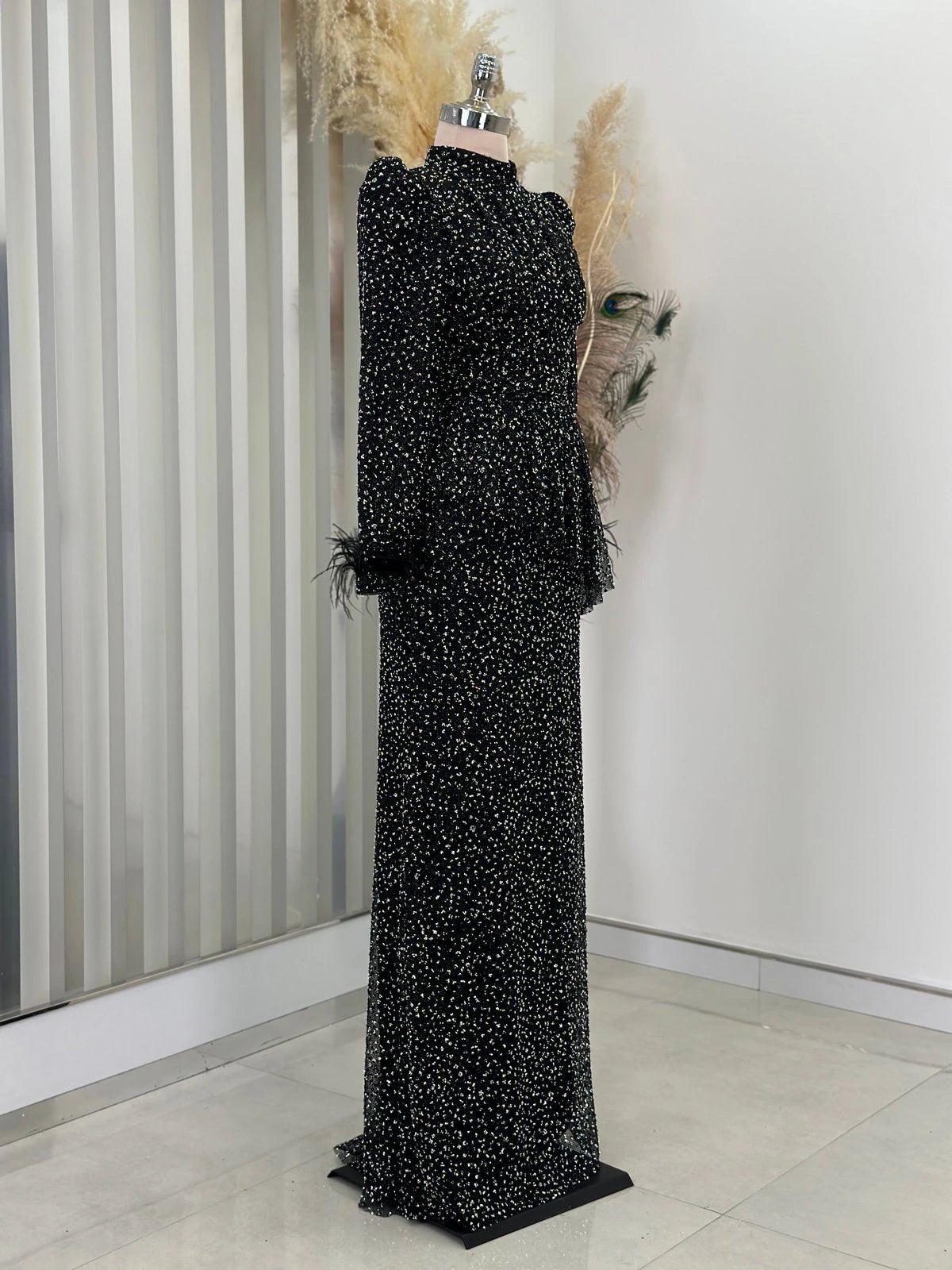 Rachelle Tesettür Abiye - FioraofDress - tesettur - abiye - Siyahh - 38 - hijab - evening - dress