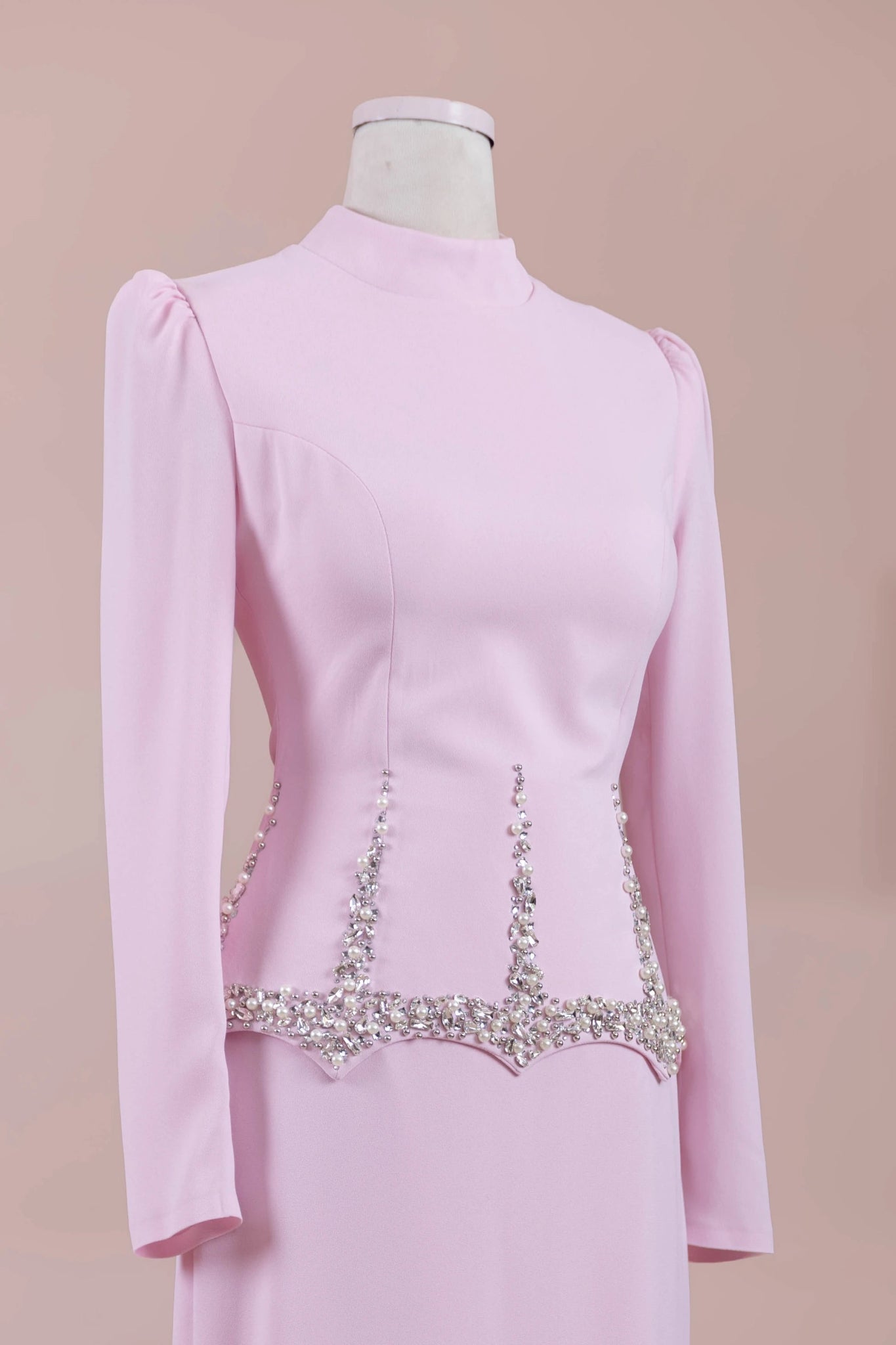 Ranya Tesettür Abiye - FioraofDress - tesettur - abiye - PEMBE - 38 - hijab - evening - dress