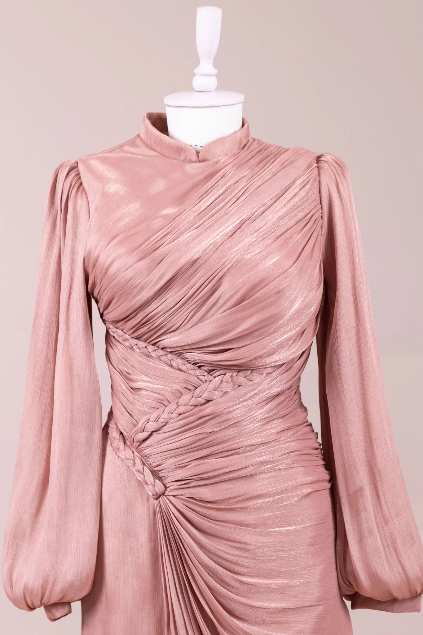 Roselle Tesettür Abiye - FioraofDress - tesettur - abiye - Gül Kurusu - 38 - hijab - evening - dress