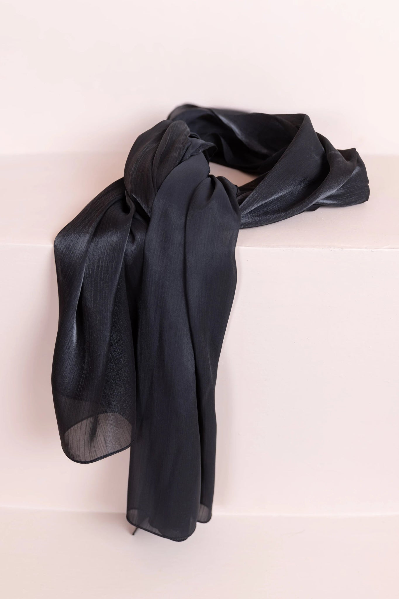 Şal siyah - FioraofDress - tesettur - abiye - Siyahh - hijab - evening - dress