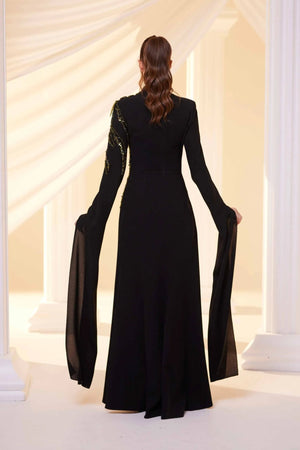 Salkım Tesettür Abiye - FioraofDress - tesettur - abiye - olive - 38 - hijab - evening - dress