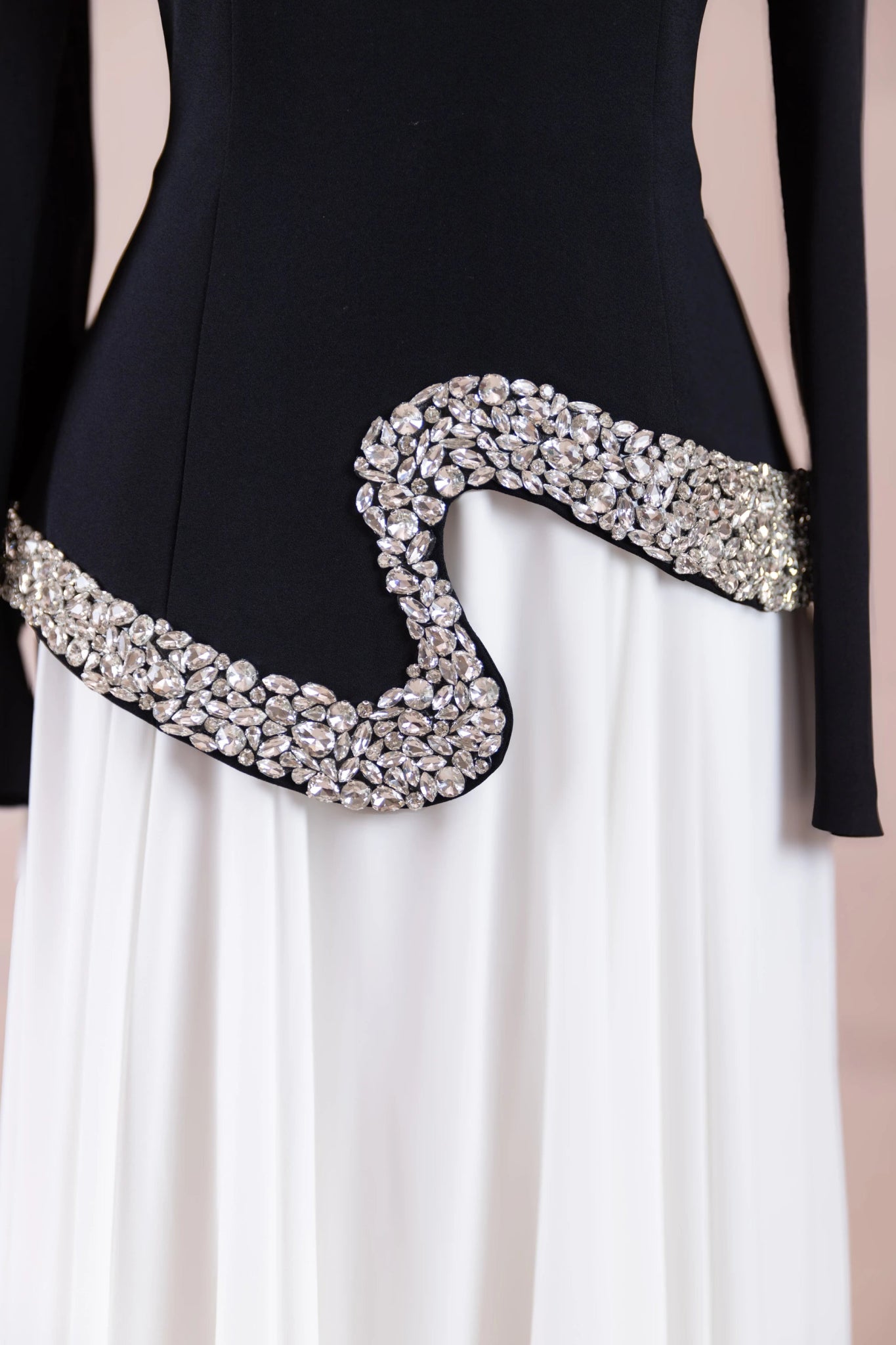 Selva Tesettür Abiye - FioraofDress - tesettur - abiye - Siyah Beyaz - 38 - hijab - evening - dress