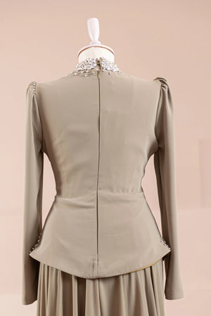 Selva Tesettür Abiye - FioraofDress - tesettur - abiye - HAKİ - 38 - hijab - evening - dress