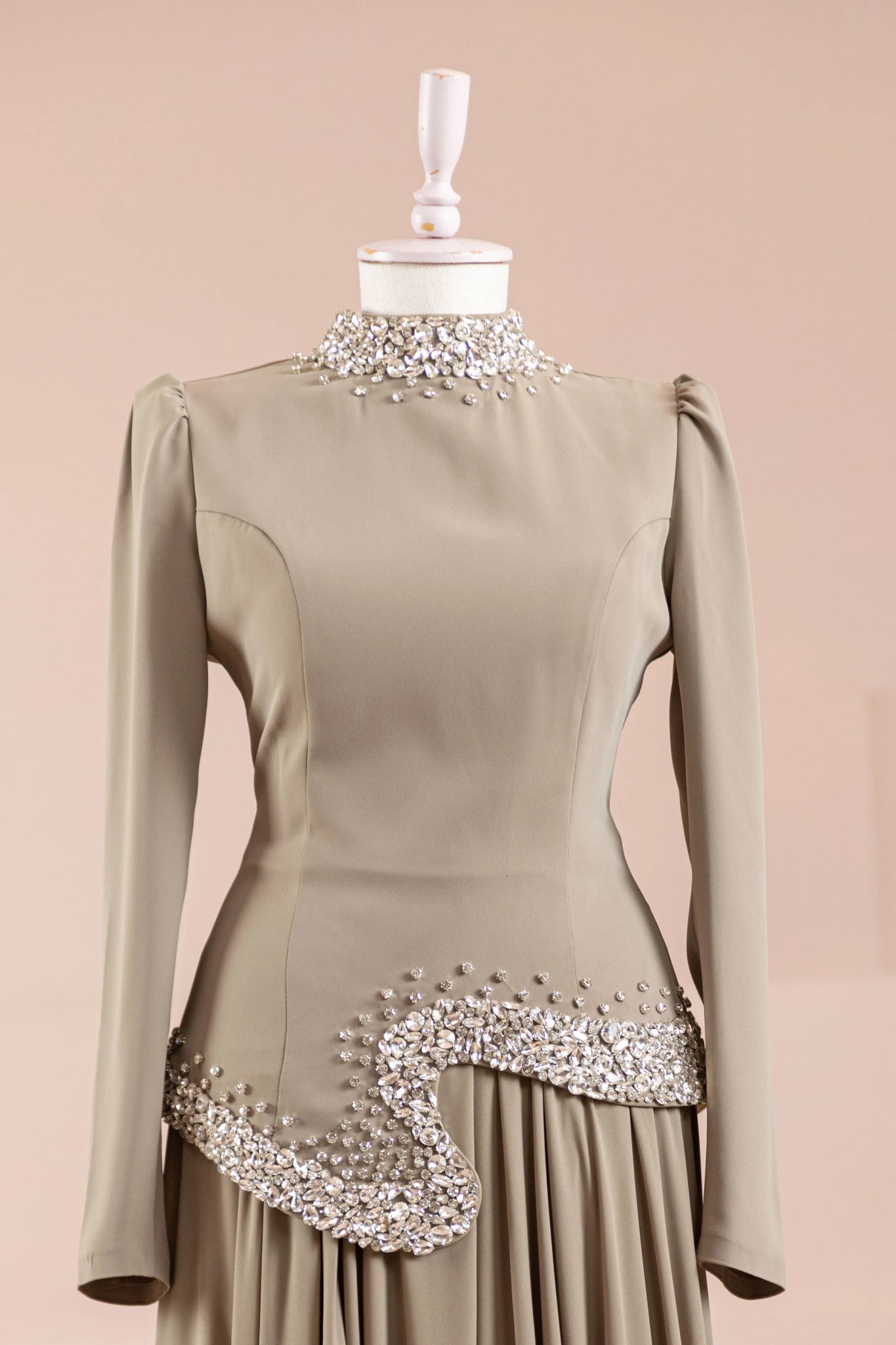 Selva Tesettür Abiye - FioraofDress - tesettur - abiye - HAKİ - 38 - hijab - evening - dress