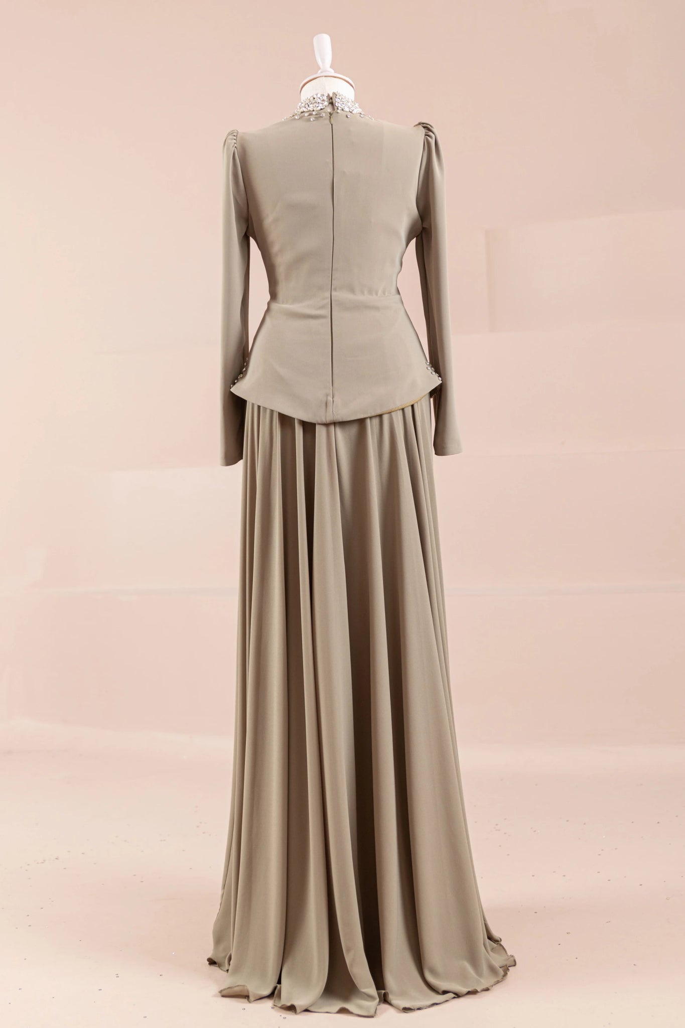 Selva Tesettür Abiye - FioraofDress - tesettur - abiye - HAKİ - 38 - hijab - evening - dress