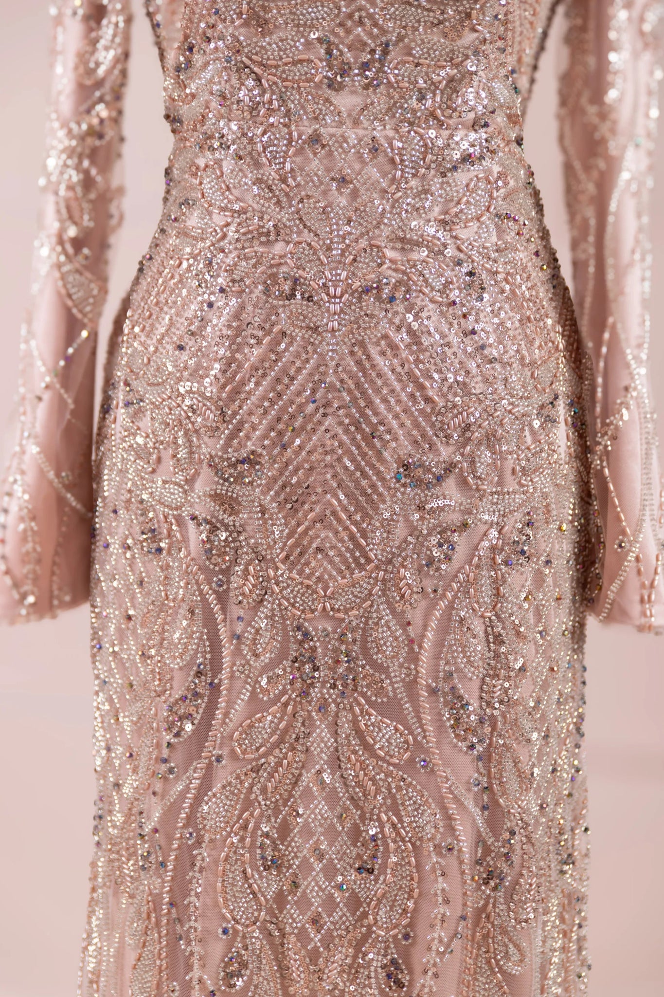 Sena Tesettür Abiye - FioraofDress - tesettur - abiye - Pudra - 38 - hijab - evening - dress