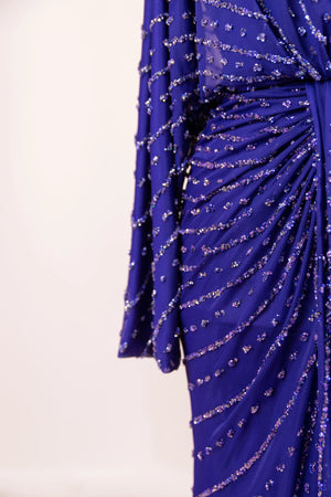 Serel Tesettür Abiye - FioraofDress - tesettur - abiye - SAX - 36 - hijab - evening - dress