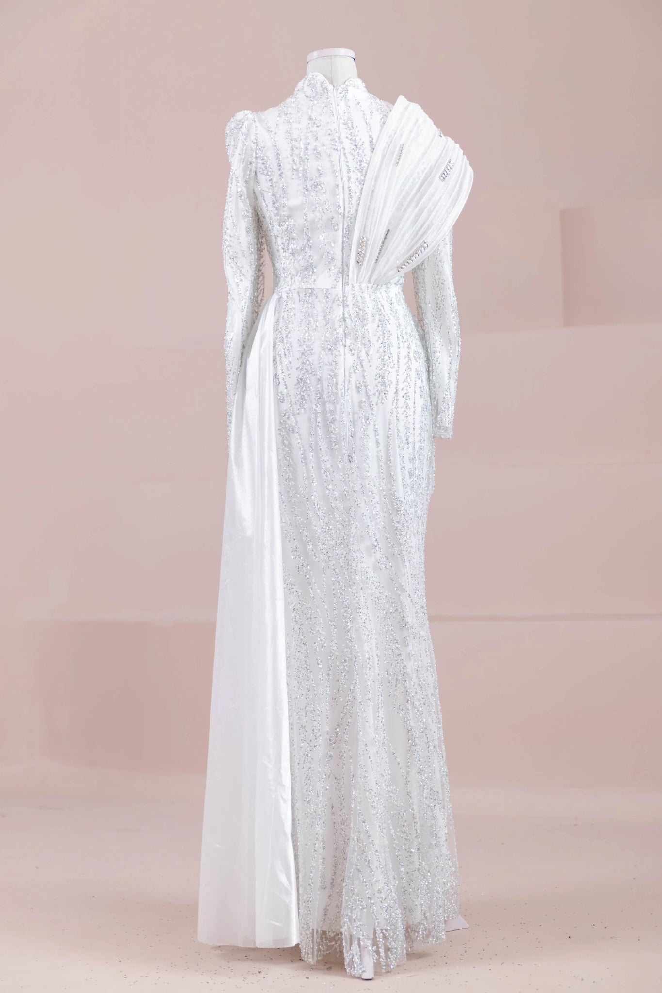 Silü Tesettür Abiye - FioraofDress - tesettur - abiye - Beyaz - 38 - hijab - evening - dress