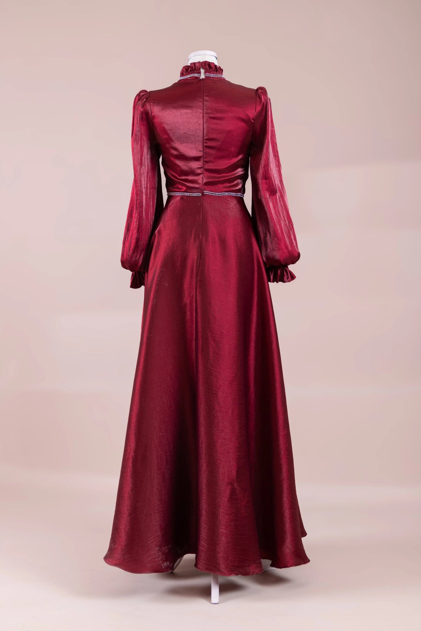 Sima Tesettür Abiye - FioraofDress - tesettur - abiye - BORDO - 38 - hijab - evening - dress