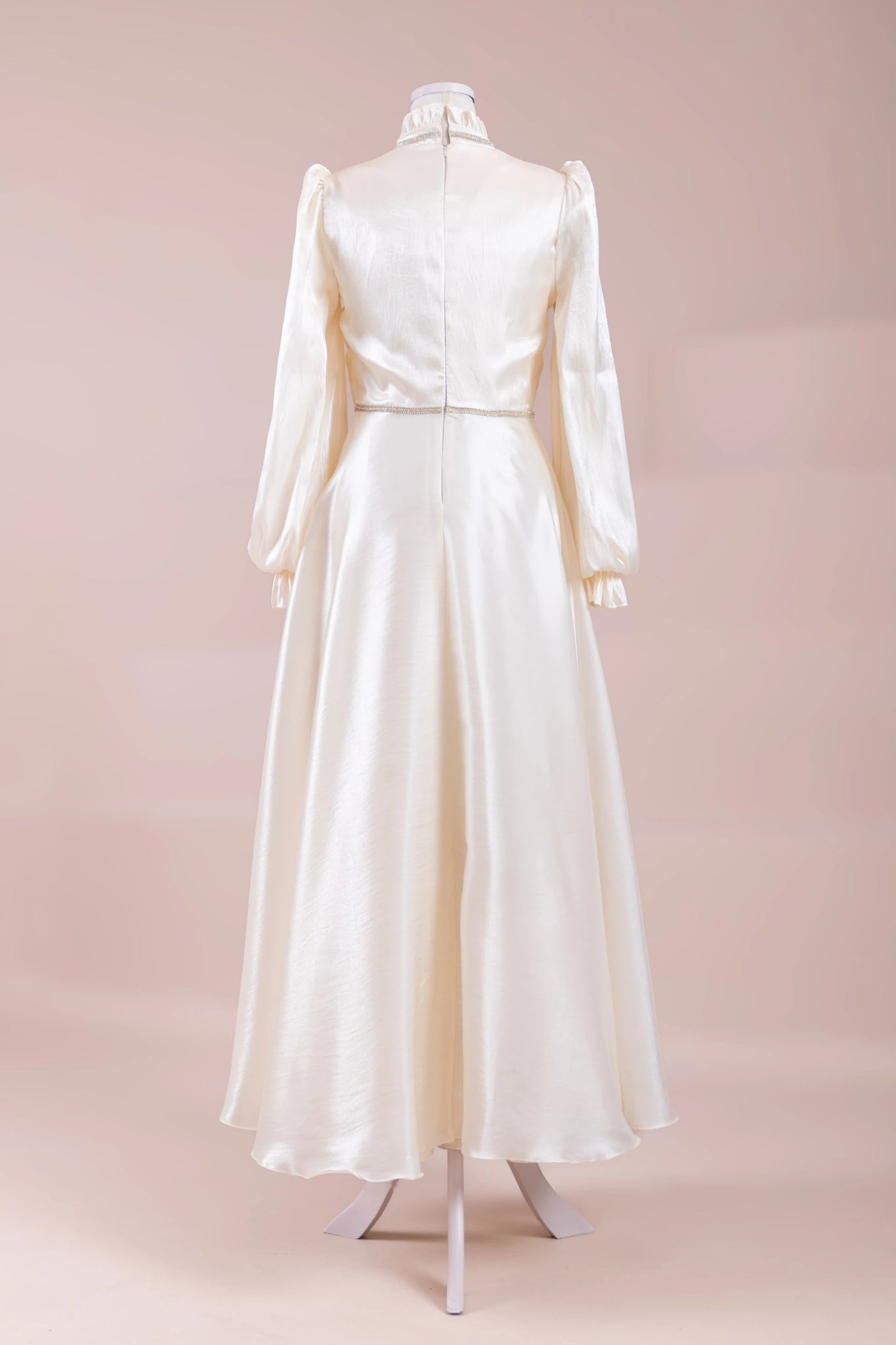 Sima Tesettür Abiye - FioraofDress - tesettur - abiye - Ekru - 38 - hijab - evening - dress