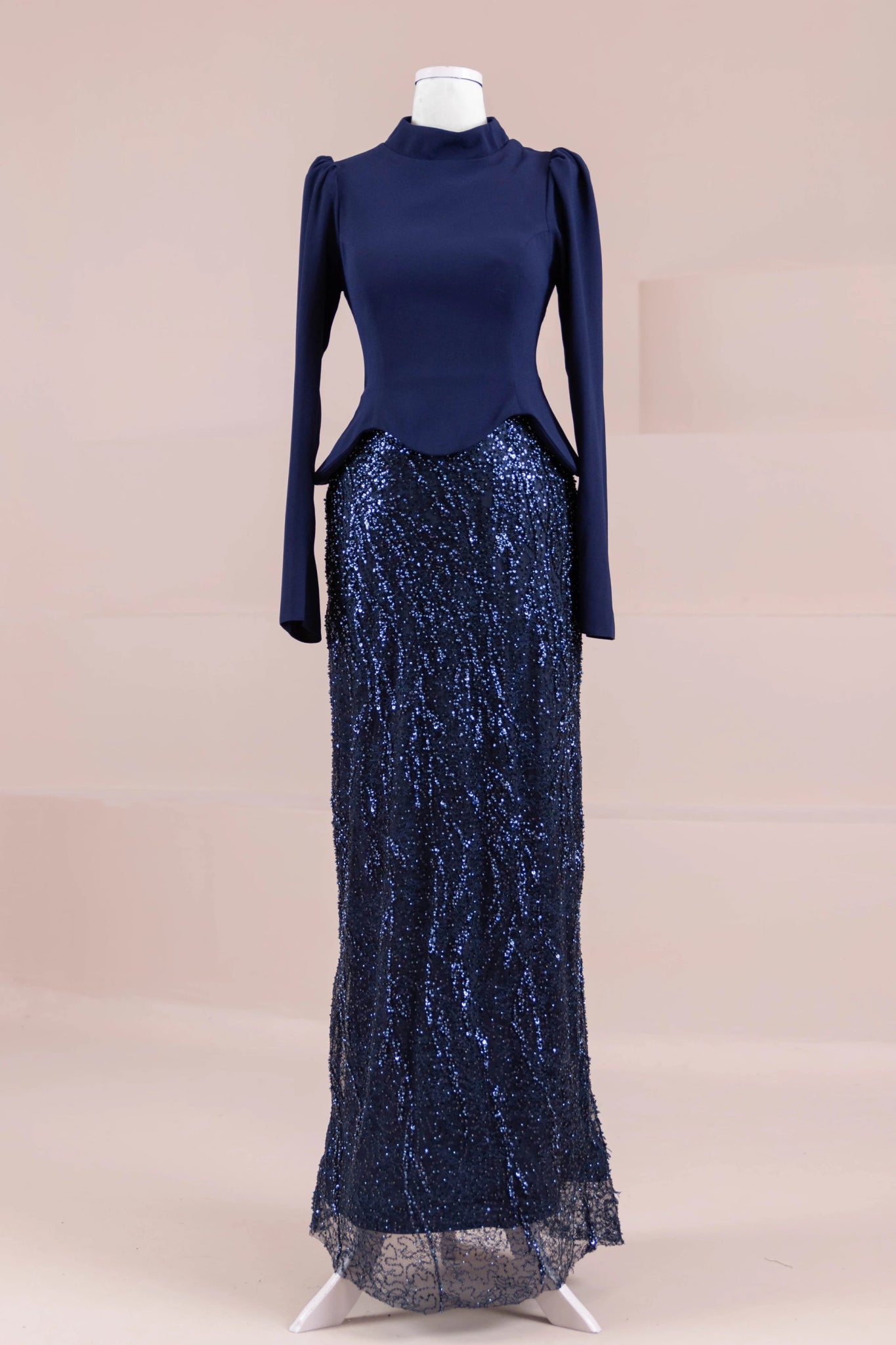 Simera Tesettür Abiye - FioraofDress - tesettur - abiye - LACİVERT - 38 - hijab - evening - dress