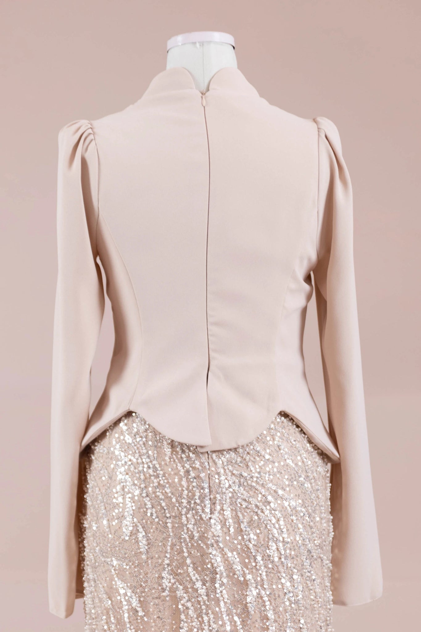 Simera Tesettür Abiye - FioraofDress - tesettur - abiye - Taş Renk - 38 - hijab - evening - dress