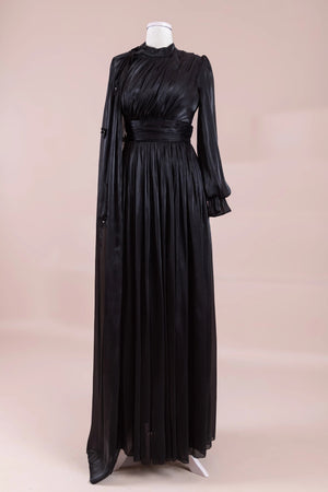 Sivra Tesettür Abiye - FioraofDress - tesettur - abiye - Siyahh - 38 - hijab - evening - dress