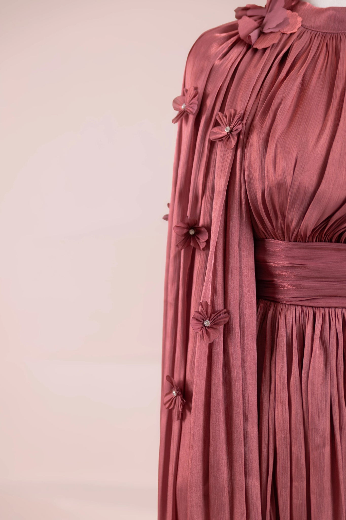 Sivra Tesettür Abiye - FioraofDress - tesettur - abiye - Berry - 38 - hijab - evening - dress