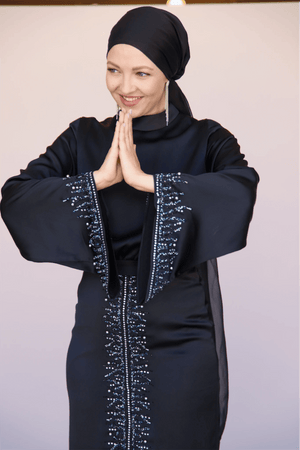 Thai Tesettür Abiye - FioraofDress - tesettur - abiye - 44 - Siyahh - hijab - evening - dress