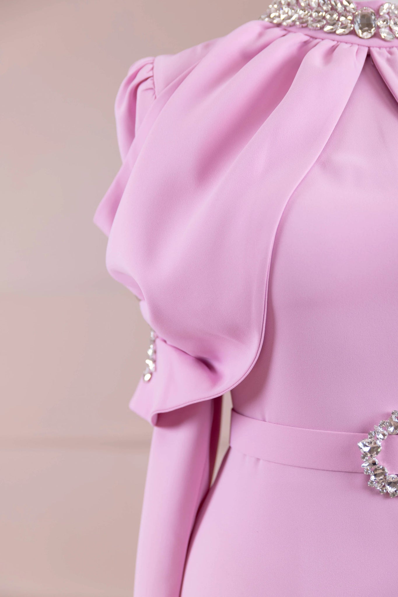 Tilu Tesettür Abiye - FioraofDress - tesettur - abiye - PEMBE - 38 - hijab - evening - dress