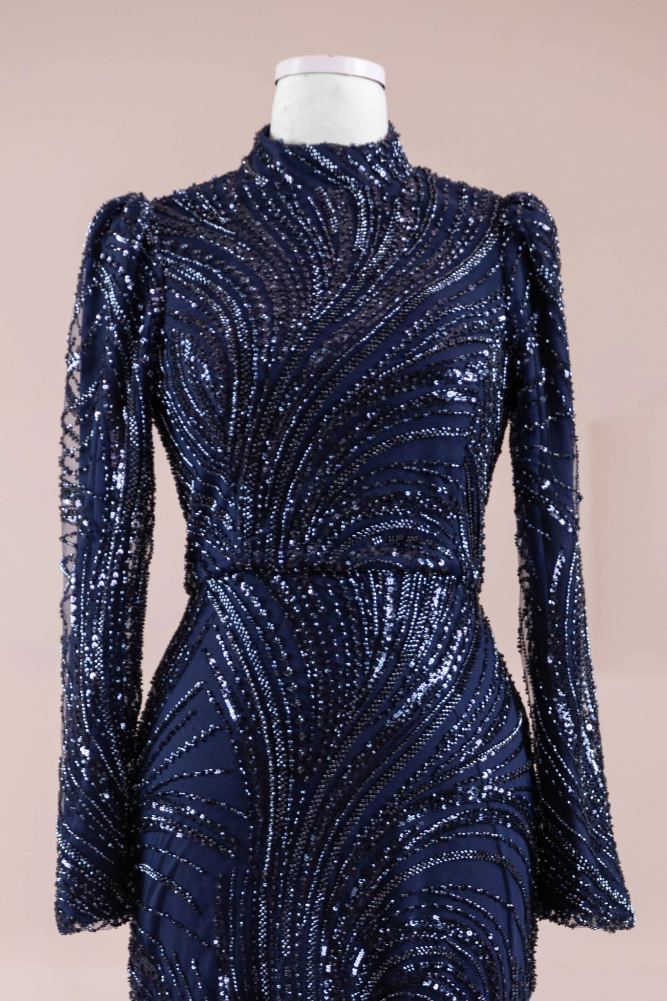 Tira Tesettür Abiye - FioraofDress - tesettur - abiye - lacivert - 38 - hijab - evening - dress