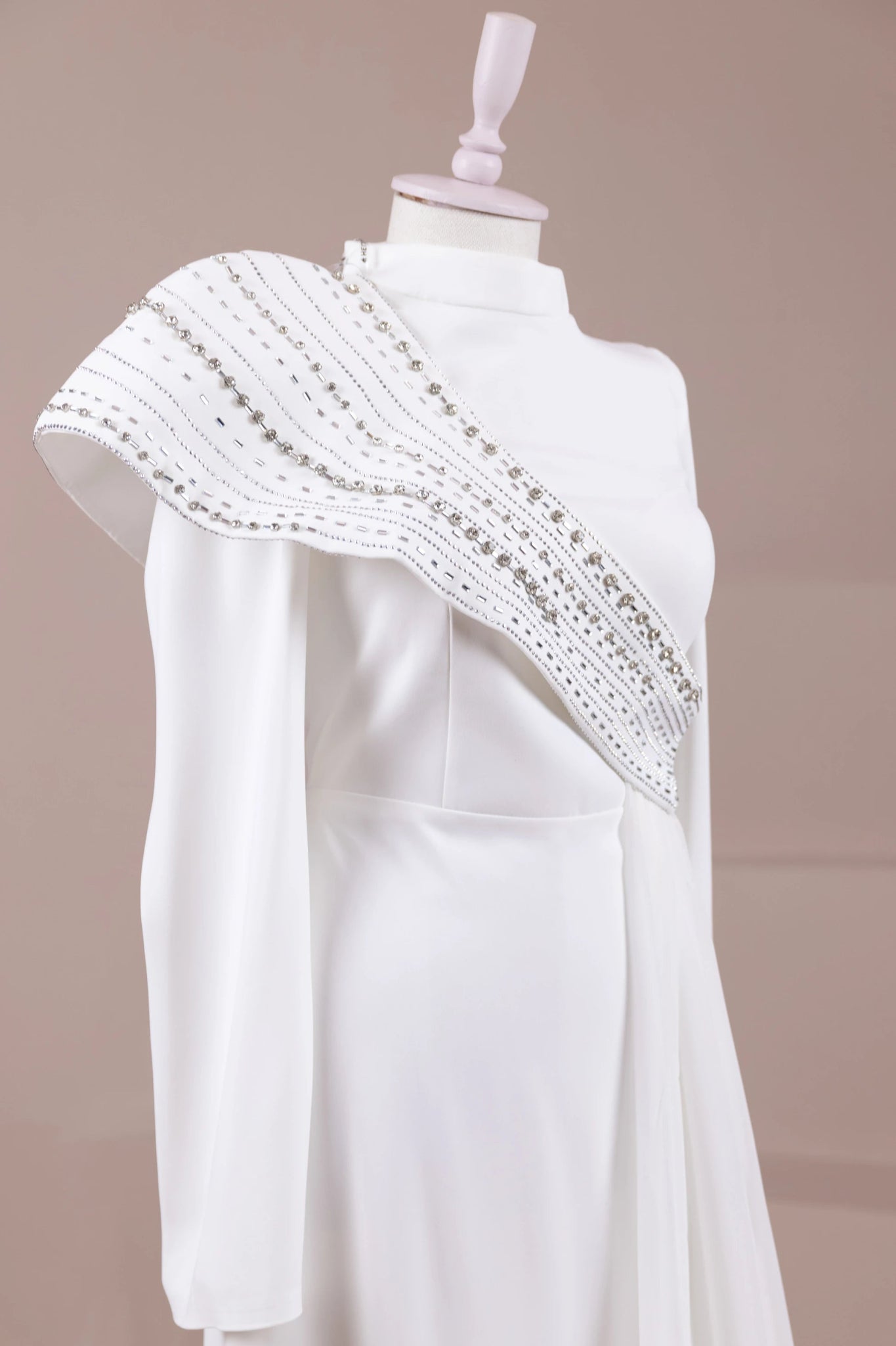 Valen Tesettür Abiye - FioraofDress - tesettur - abiye - Beyaz - 38 - hijab - evening - dress