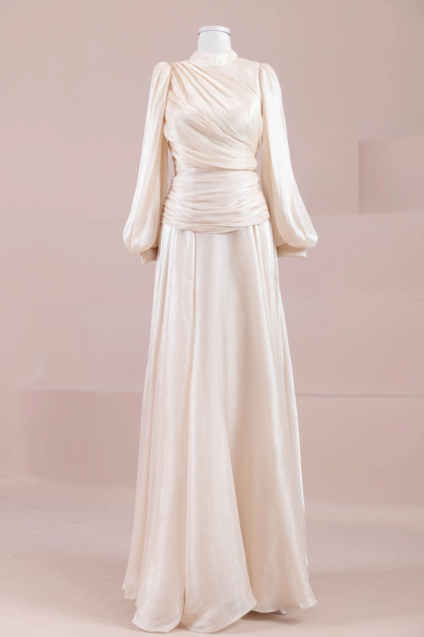 Vela Tesettür Abiye - FioraofDress - tesettur - abiye - Taş Renk - 38 - hijab - evening - dress