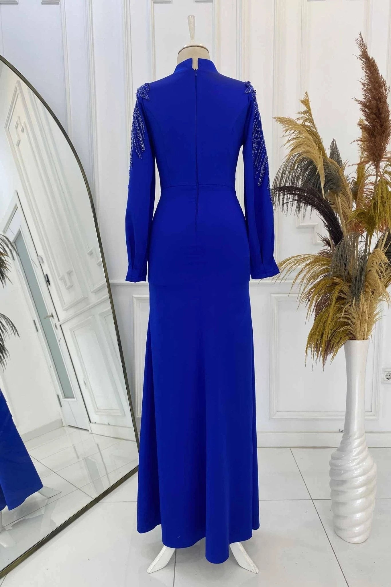 Yıldız Abiye - FioraofDress - tesettur - abiye - 48 - rose - hijab - evening - dress