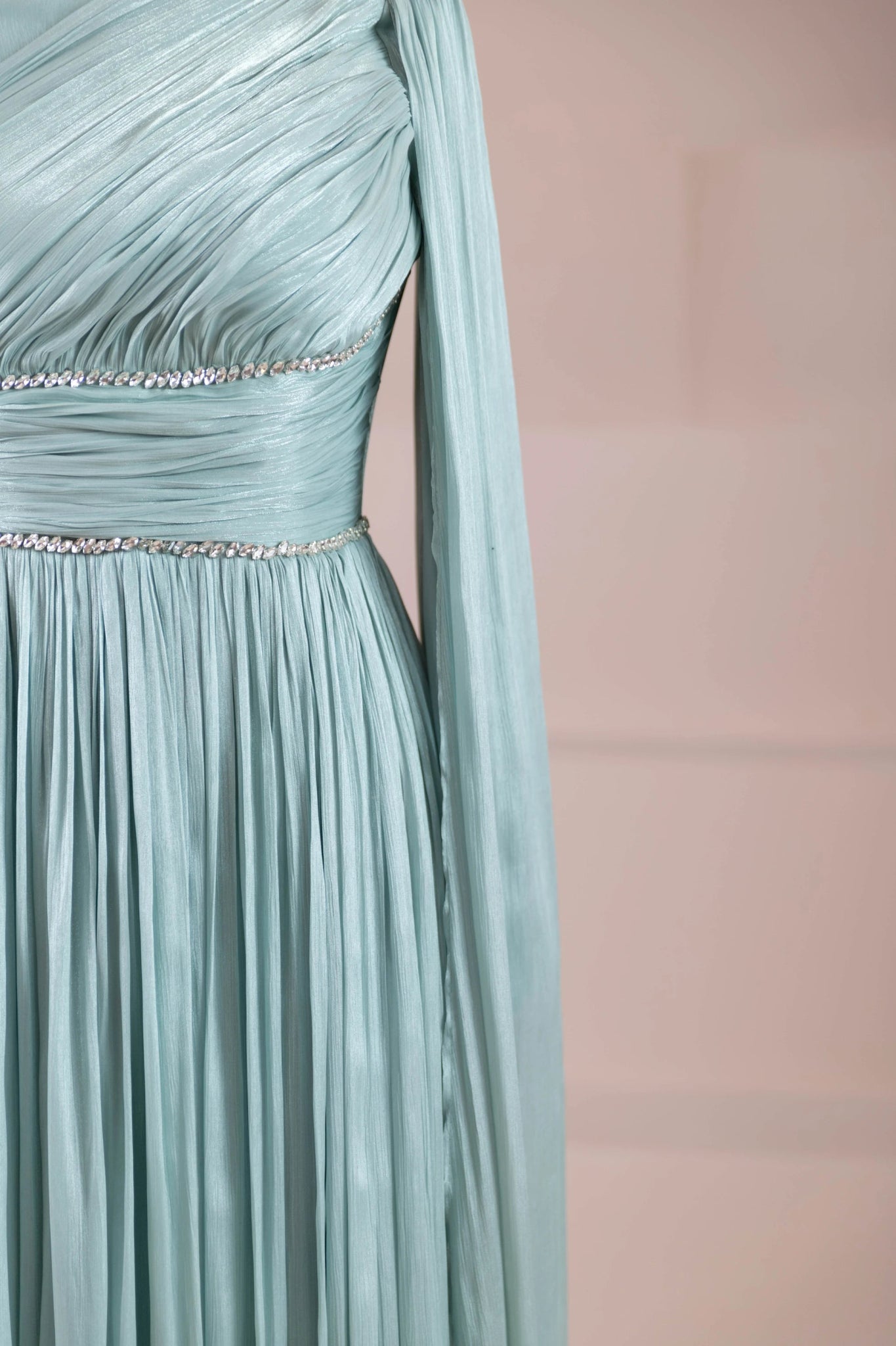 Zafira Tesettür Abiye - FioraofDress - tesettur - abiye - mint yeşili - 38 - hijab - evening - dress