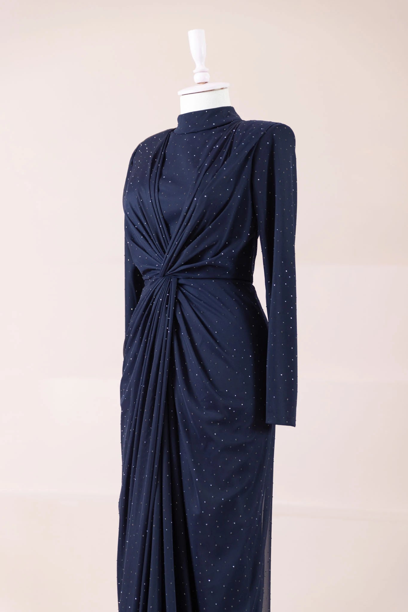 Zarif Tesettür Abiye - FioraofDress - tesettur - abiye - 44 - LACİVERT - hijab - evening - dress