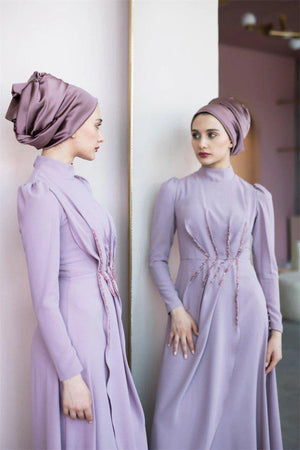 Zerda Tesettür Abiye - FioraofDress - tesettur - abiye - 44 - hijab - evening - dress