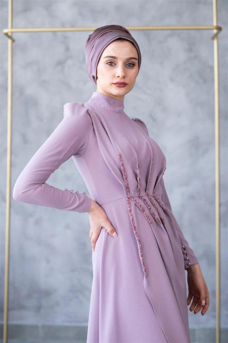 Zerda Tesettür Abiye - FioraofDress - tesettur - abiye - 44 - hijab - evening - dress